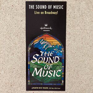 The Sound of Music Flyer Broadway Revival 1998 / Rebecca Luker & Michael Siberry